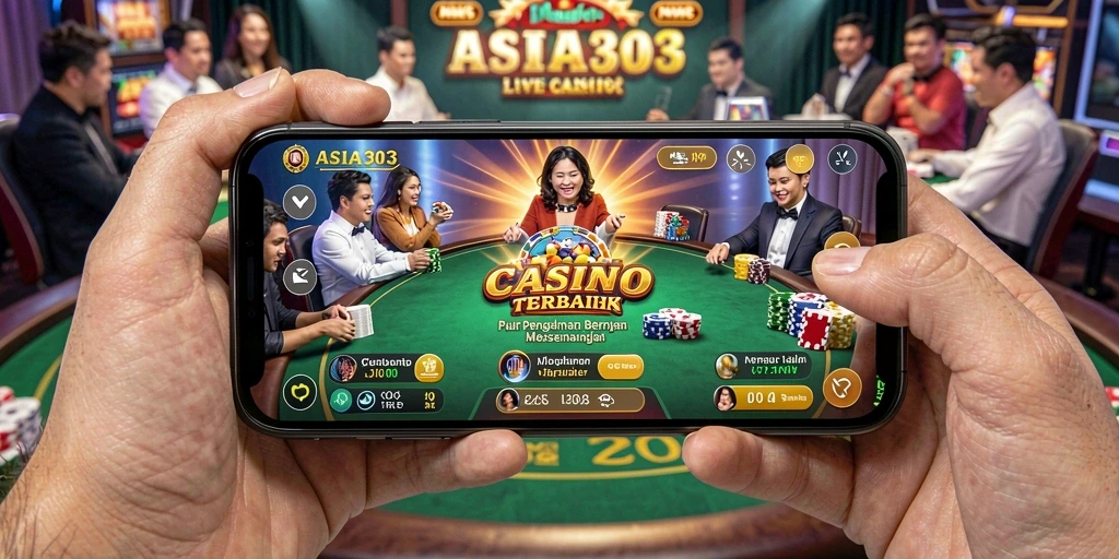 Tampilan gameplay Live Casino di ASIA303 yang mendebarkan.