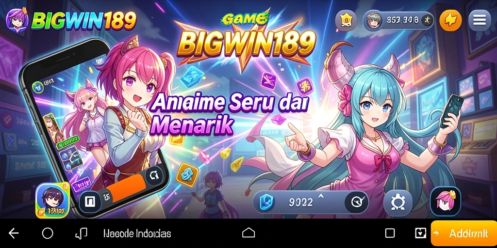 Tangkapan layar gameplay BIGWIN189 yang menampilkan karakter Anime yang penuh aksi.