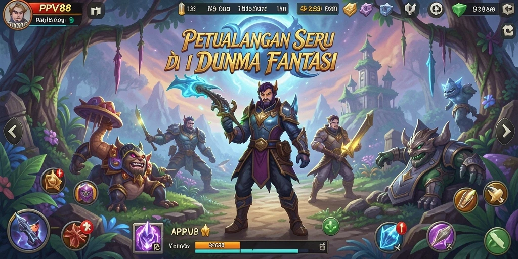 Tampilan gameplay PPV88 dengan aksi petualangan yang mendebarkan.