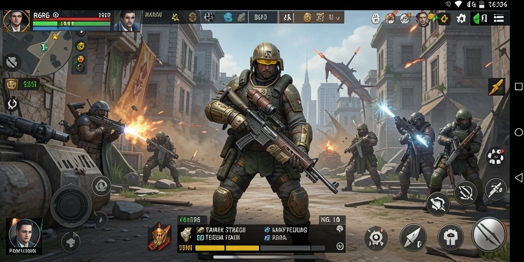 Screenshot utama R6R6 menampilkan aksi strategi yang seru.