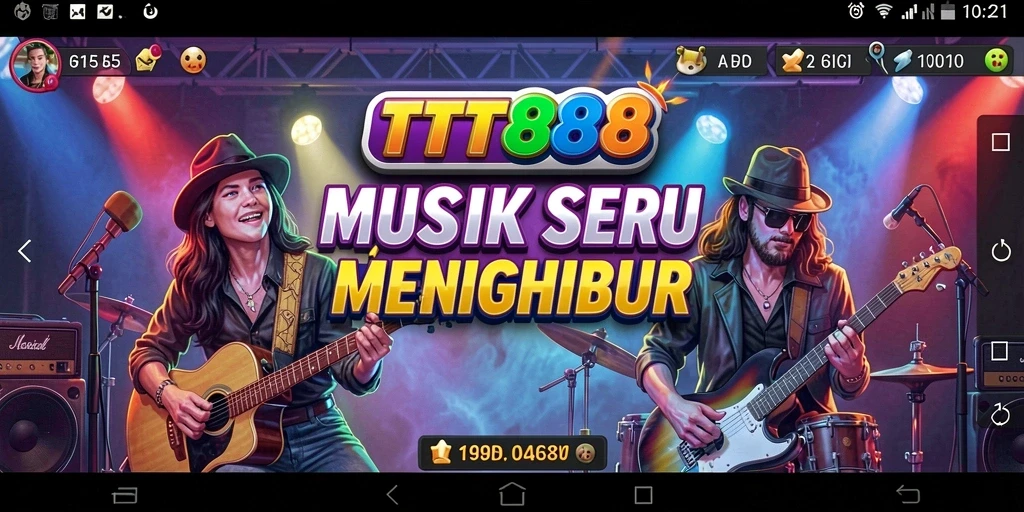 Screenshot menunjukkan gameplay seru TTT888 dengan berbagai genre musik.